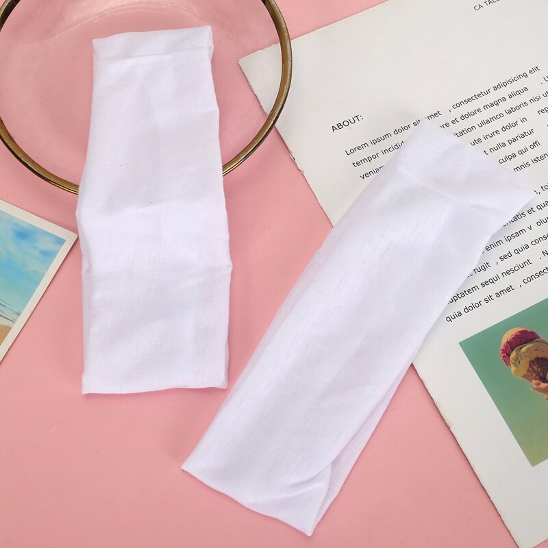 

2pcs Solid Hair Band, Multicolor