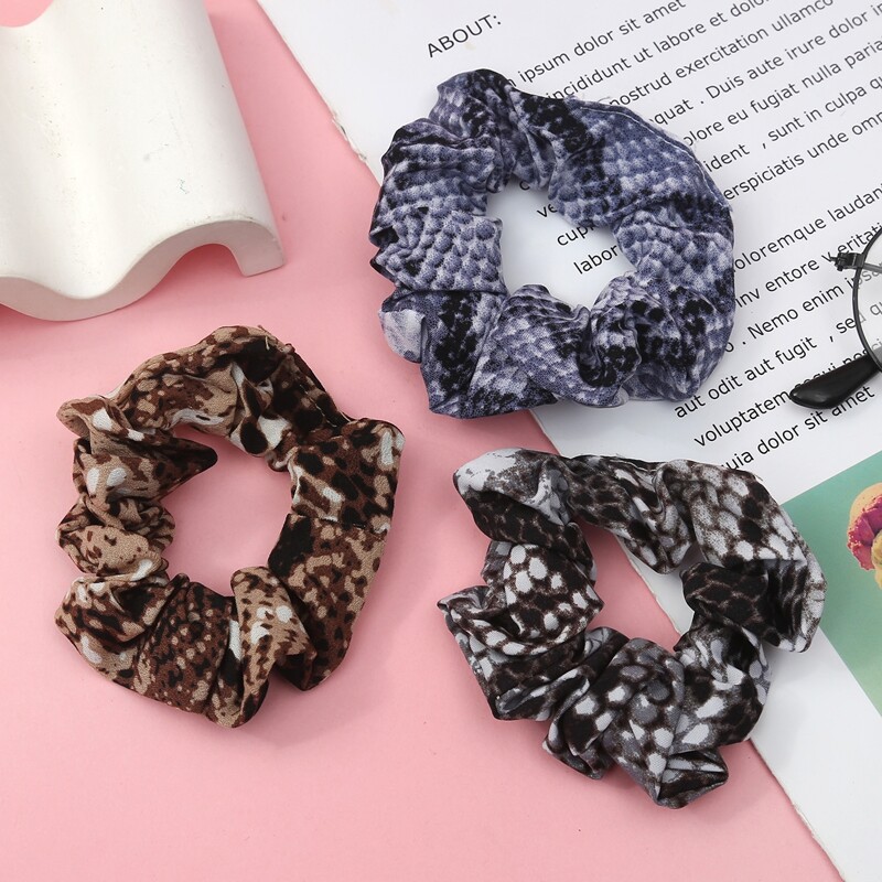 

3pcs Simple Scrunchie, Multicolor