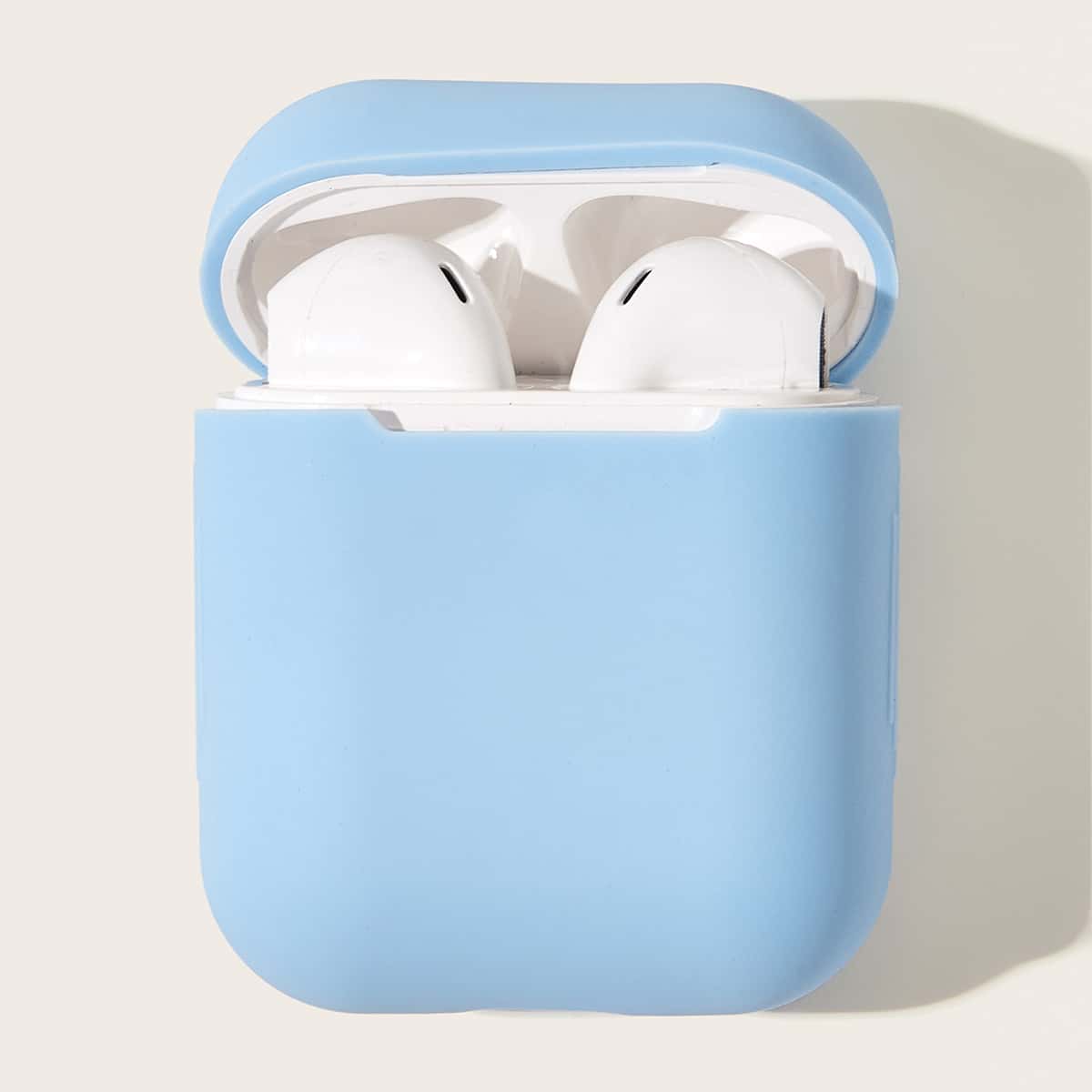 

Solid Case For Airpods, Baby blue
