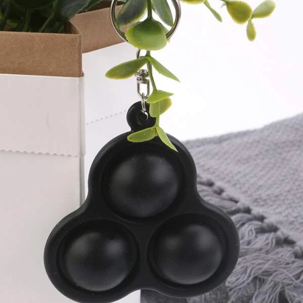 

1pc Push Pop Bubble, Black