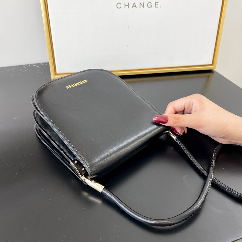 

Letter Graphic Shoulder Bag, Black