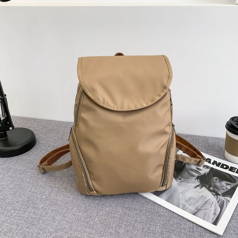 

Minimalist Flap Backpack, Khaki