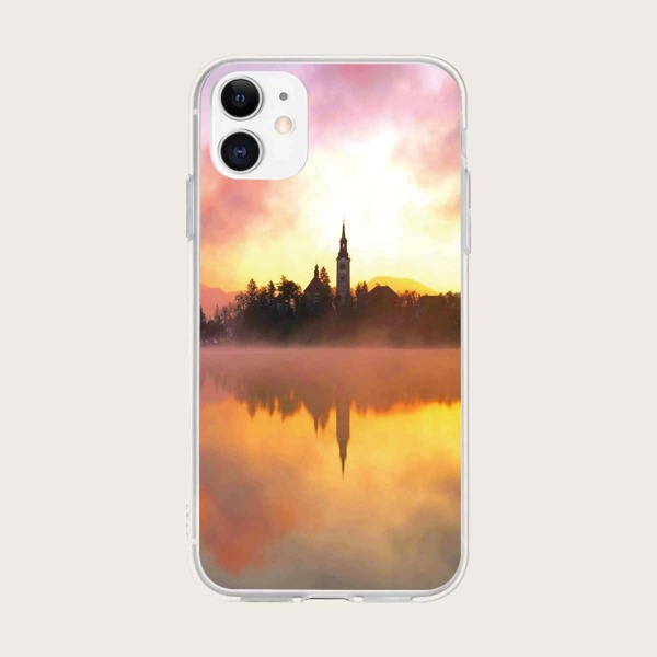 

Landscape Print Phone Case, Multicolor