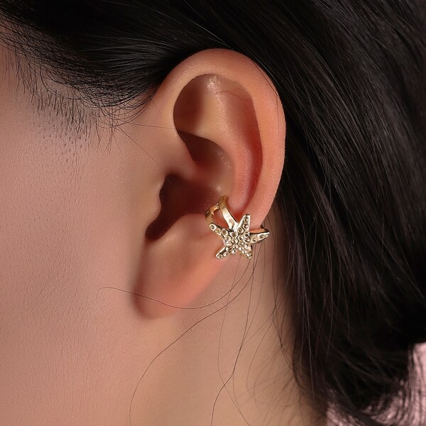 

Starfish Decor Ear Cuff, Gold