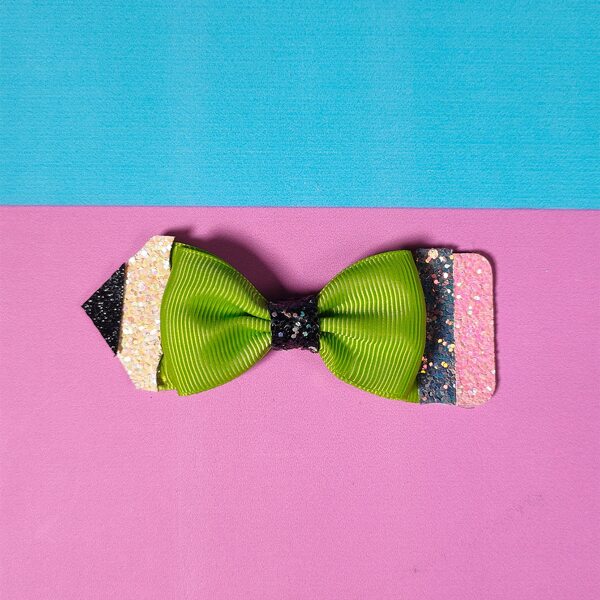 

Girls Bow Decor Hair Clip, Multicolor