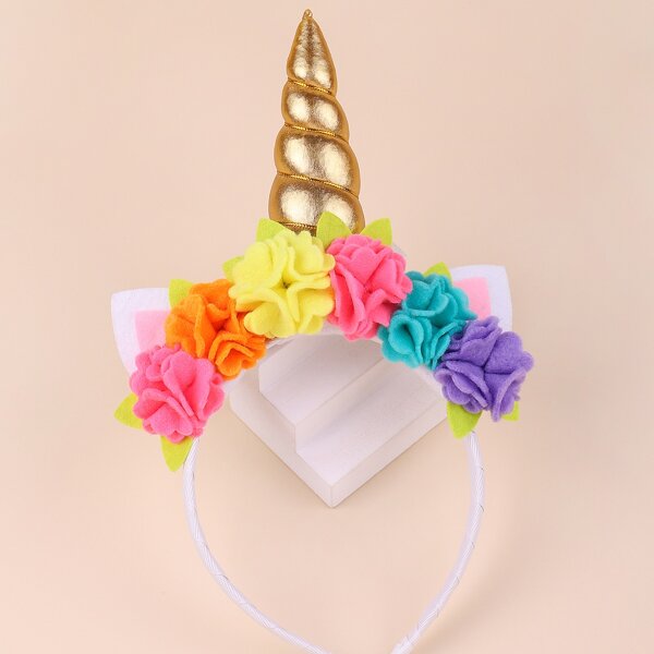 

Toddler Girls Unicorn Decor Headband, Multicolor