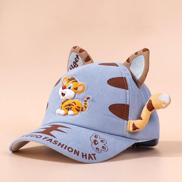 

Toddler Kids Letter Graphic Baseball Cap, Multicolor