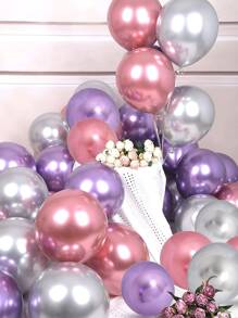 50入組派對小氣球裝飾用品 - 彩色 - 查看 1