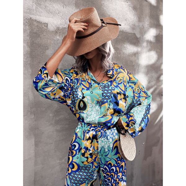 

All Over Print Blouse, Multicolor