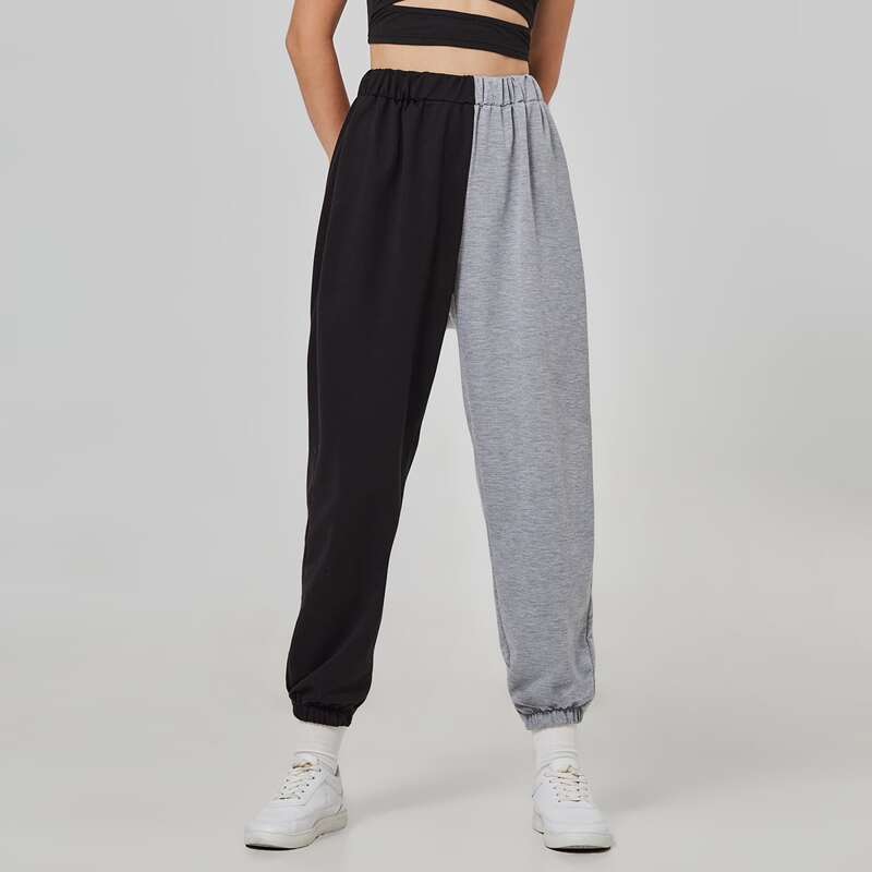 

Two Tone Sweatpants, Multicolor