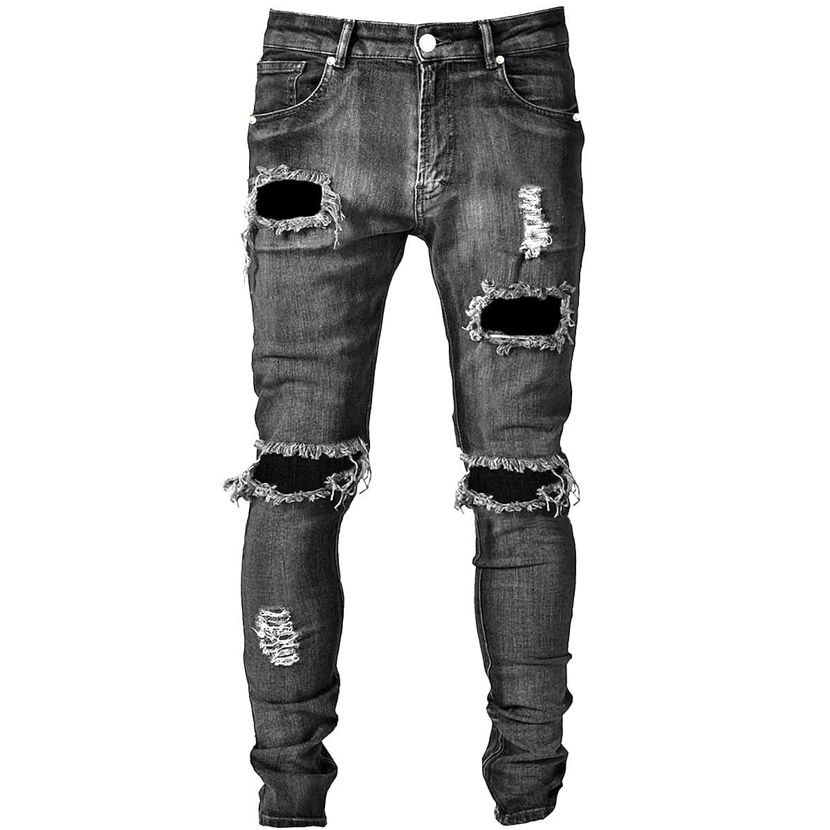 

Guys Ripped Jeans, Dark grey