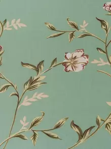 1 件牛奶丝花卉印花弹力全盖沙发套，居家防尘宠物友好，四季通用 - 彩色 - 查看 6