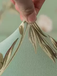 1 件牛奶丝花卉印花弹力全盖沙发套，居家防尘宠物友好，四季通用 - 彩色 - 查看 8