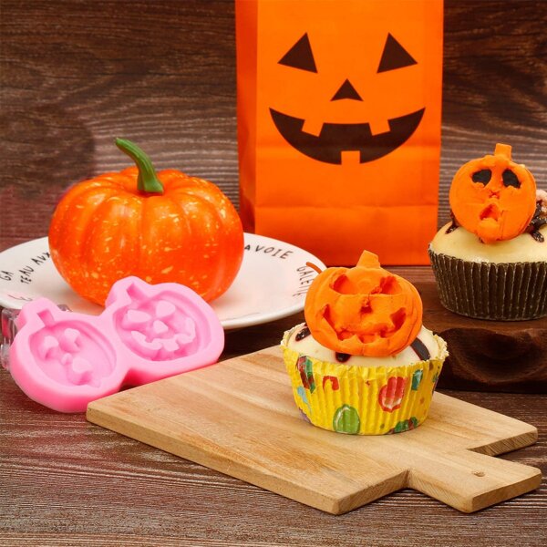 

Halloween Pumpkin Design Mold, Pink