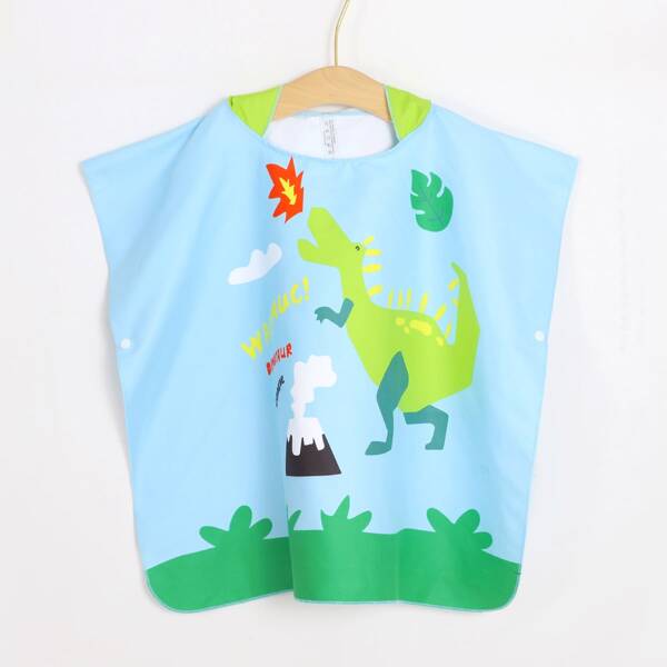 

Toddler Boys Dinosaur Print Cover Up, Blue