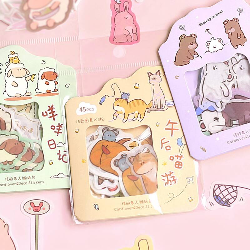 

1pack Cartoon Graphic Random Sticker, Multicolor
