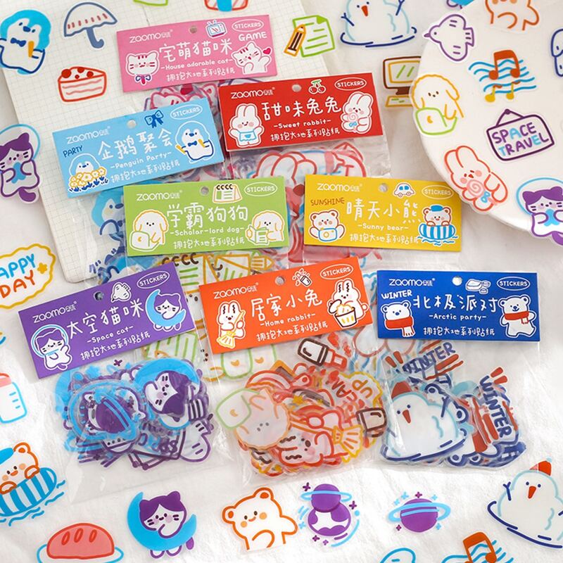 

1pack Cartoon Graphic Random Sticker, Multicolor