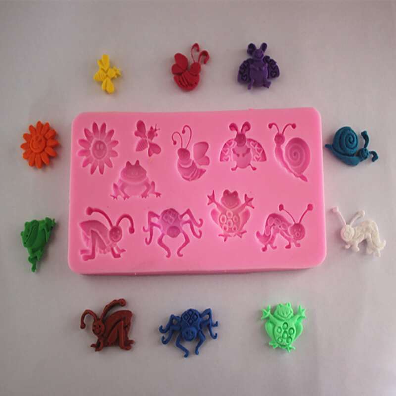 

1pc Animal Design Random Color Mold, Multicolor