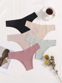 Bộ quần tất liền mạch màu liền mạch 5 mảnh - Nhiều màu - Xem 1