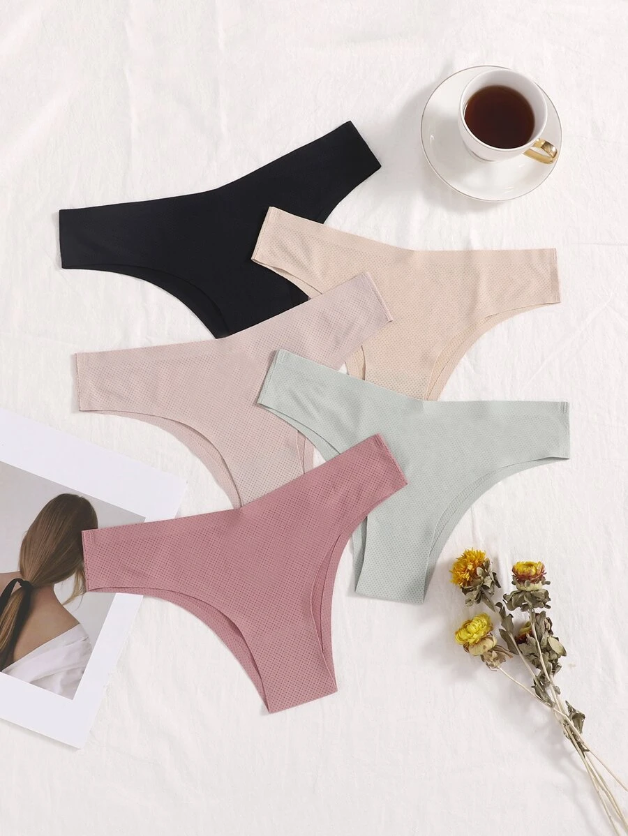 Bộ quần tất liền mạch màu liền mạch 5 mảnh - Nhiều màu - Xem 1