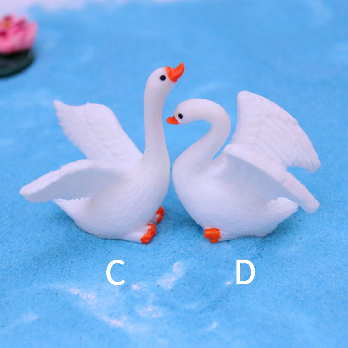 

1pc Swan Art Decoration, White