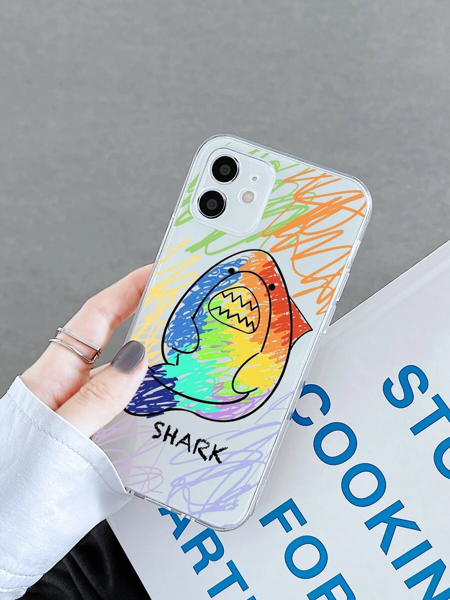 Hộp đựng điện thoại di động đồ họa hoạt hình - Nhiều màu - Xem 1