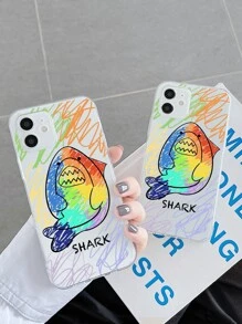 Hộp đựng điện thoại di động đồ họa hoạt hình - Nhiều màu - Xem 2