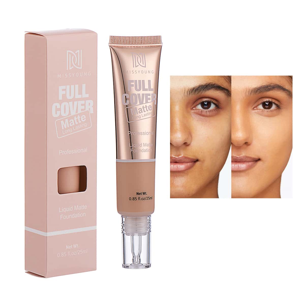 

Matte Liquid Foundation 04, Khaki