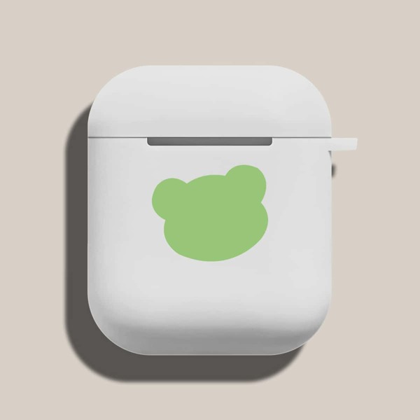 

Чехол с принтом медведя для AirPods, Многоцветный