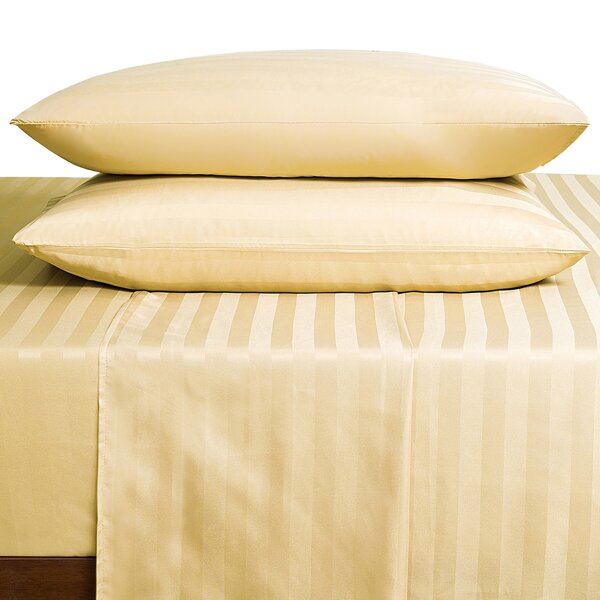 

Satin Sheet Set Without Filler, Yellow