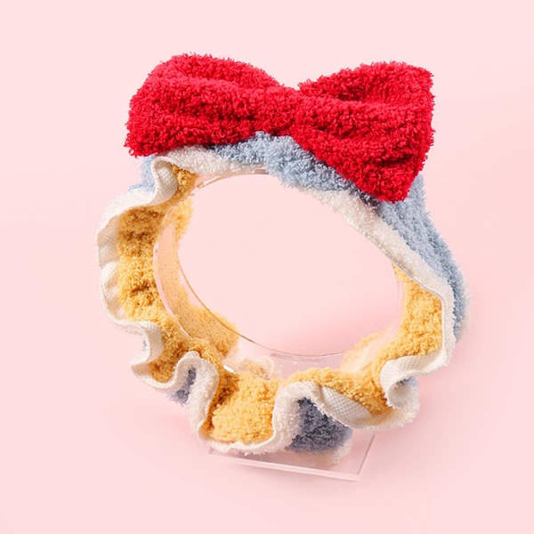 

Bow Decor Bath Headband, Red