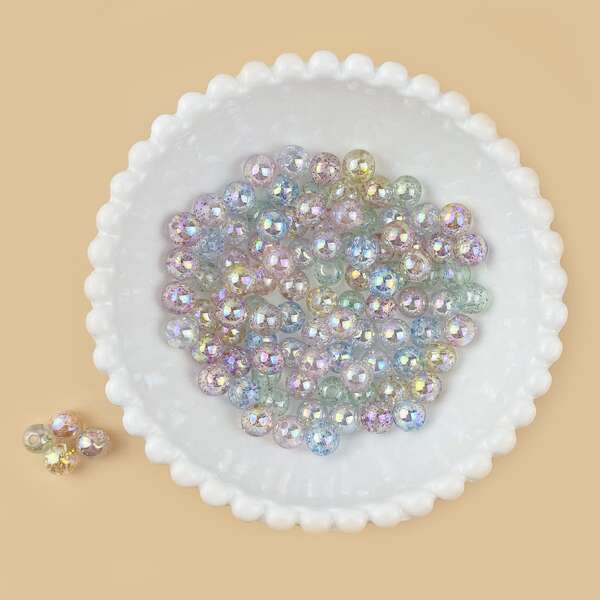 

100pcs Bead DIY Jewelry Accessory, Multicolor
