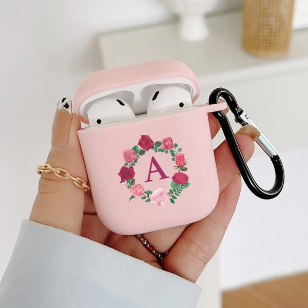

Letter Graphic Case For Airpods, Multicolor