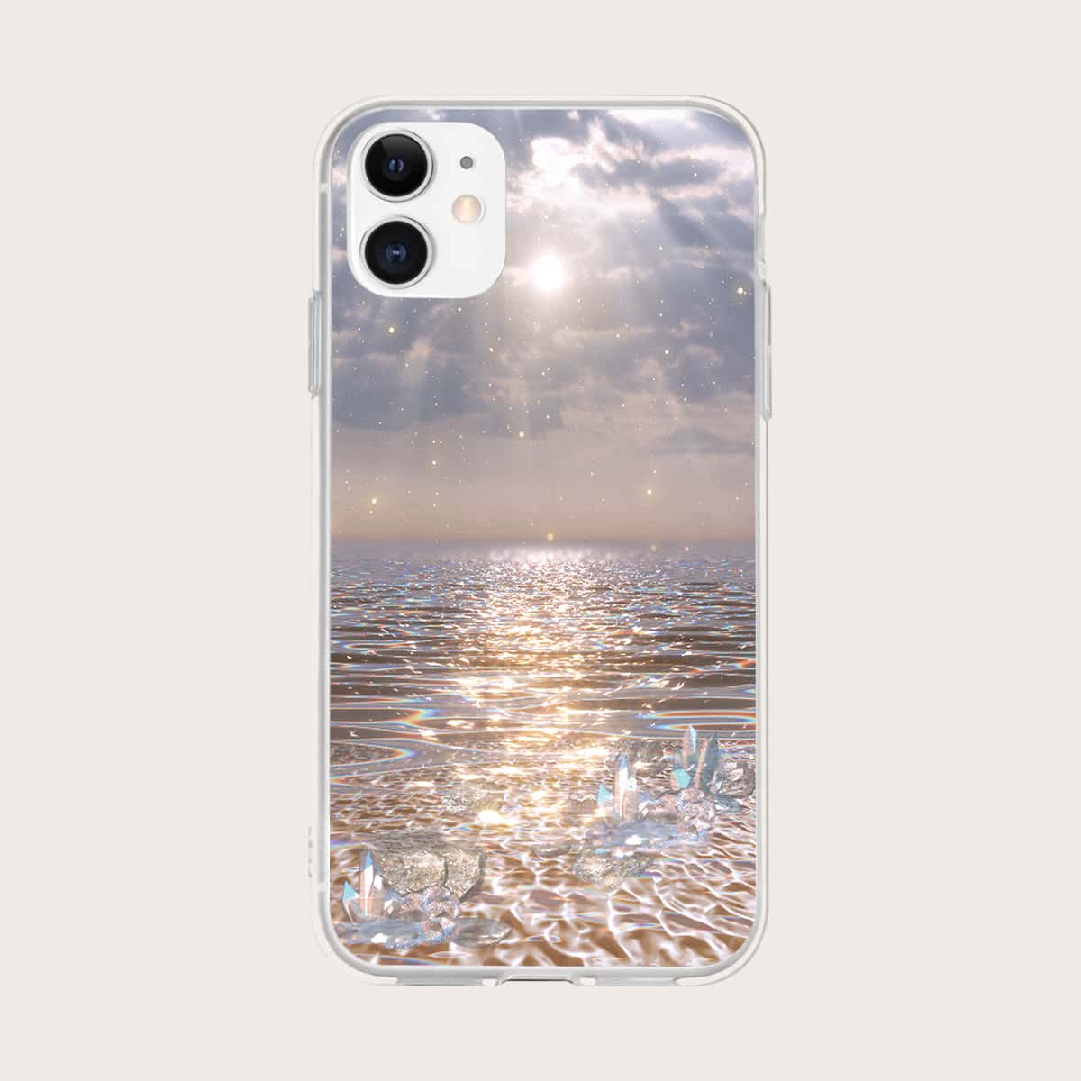 

Sea View Phone Case, Khaki