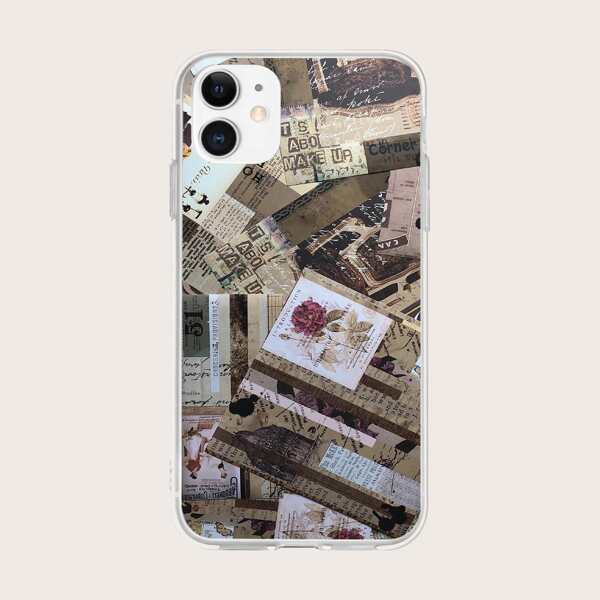 

Rose Pattern Phone Case, Multicolor