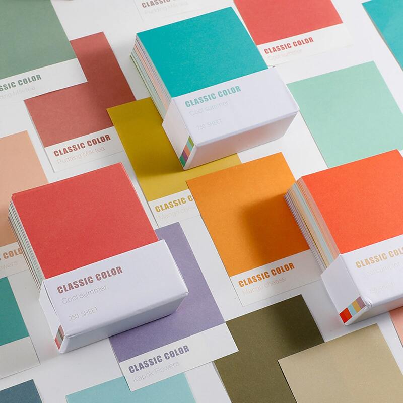 

250sheets Random Color Memo Paper, Multicolor