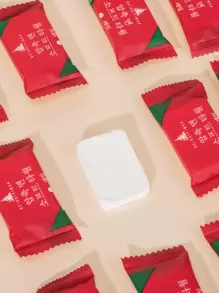 20pcs Compression Face Towel,Portable Compression Square Towel Suitable For Travel, Home, Camping, Outdoor - White - View 1