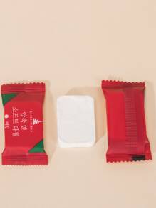 20pcs Compression Face Towel,Portable Compression Square Towel Suitable For Travel, Home, Camping, Outdoor - White - View 4