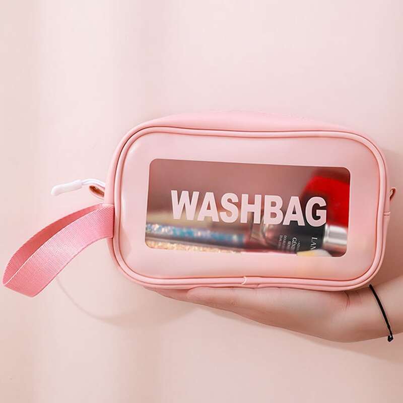 

1pc Random Color Toiletries Storage Bag, Multicolor