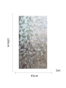 1 pieza Pegatina de privacidad para ventanas con patrón geométrico