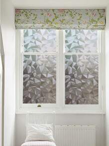 1 pieza Pegatina de privacidad para ventanas con patrón geométrico