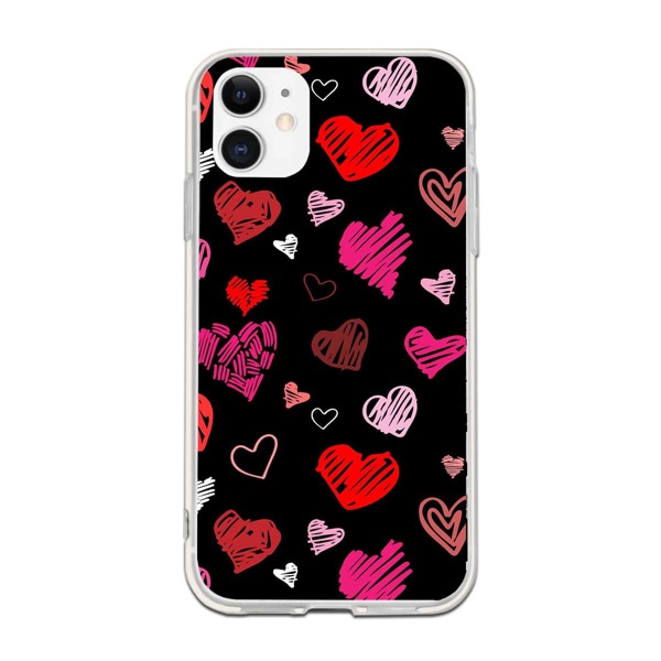 

Heart Pattern Phone Case, Multicolor