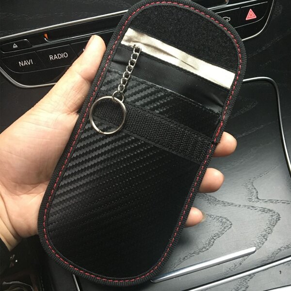 

Car Anti-magnetic Key Bag, Black