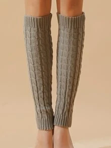 Polaina tejida - Gris - Ver 3