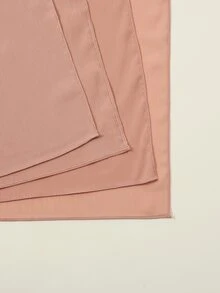 1pc Solid Scarf - Coral Pink - View 3