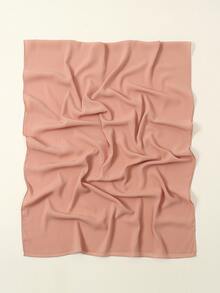 1pc Solid Scarf - Coral Pink - View 5