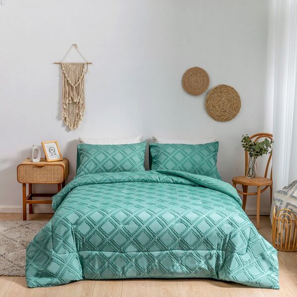 

Plain Quilt Set, Green