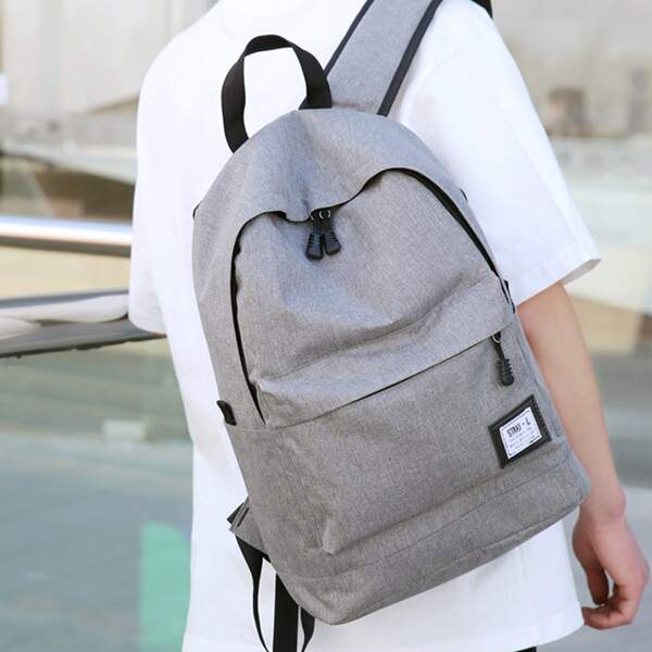

Men Minimalist Functional Backpack, Grey