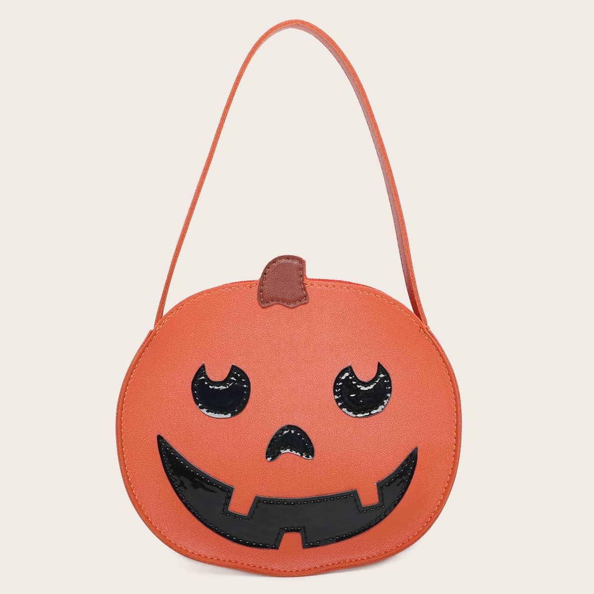 

Pumpkin Lantern Design Shoulder Bag, Orange