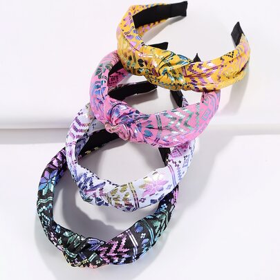 4pcs Knot Decor Headband